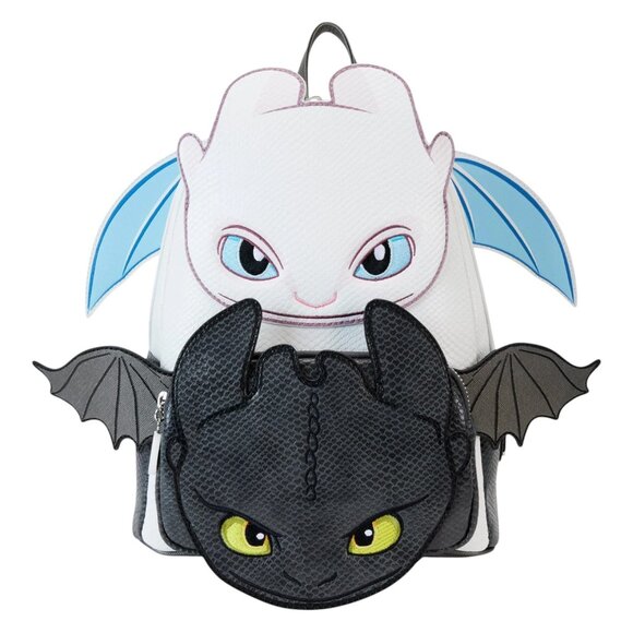 Loungefly Dreamworks How to Train Your Dragon Light and Night Fury Mini Backpack main image 4